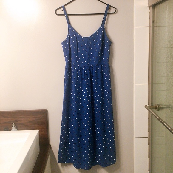 Old Navy Fit & Flare Midi Dress - Picture 2 of 3